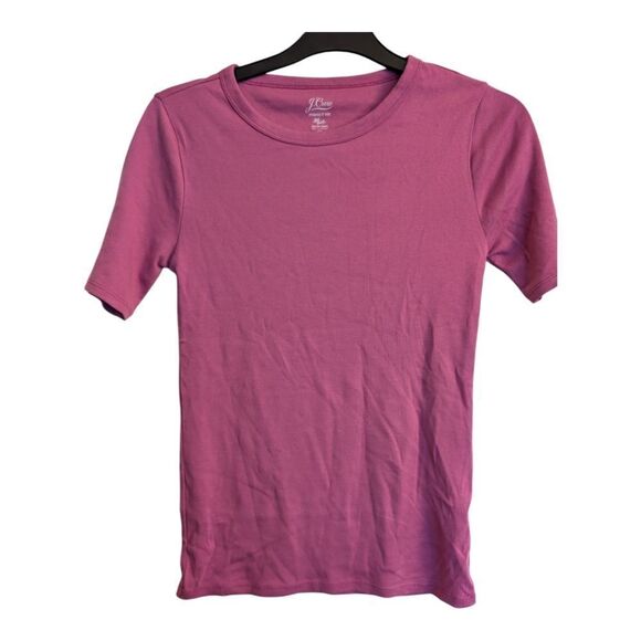 Jcrew Nwot jcrew perfect fit Lilac cotton t shirt - Picture 3 of 3